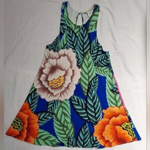 Mara Hoffman Bold Flora Ponte Swing Dress S